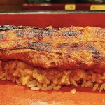 うなぎの豊川 - うな重、断面！