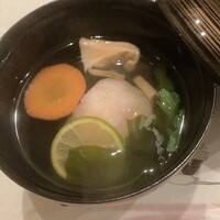 利光 - 吸物　松茸入り