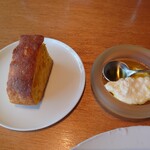 Restaurant Sola - かぼちゃとローズマリー 油山のチーズ