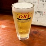 Surugadai - 生ビール¥700。