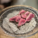 蓬左茶寮 - 真鴨(雄)も焼き焼き