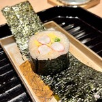 蓬左茶寮 - 車海老の太巻き