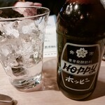 炭火焼肉ホルモンくう - 黒ホッピー