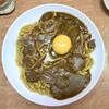 力餅食堂 - カレー皿うどん 玉子入り ライス付き