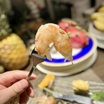 キャトルラパン - 前菜 海老のマリネ ヴィネグレット リフト