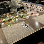 キャトルラパン - 前菜 準備風景