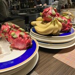 キャトルラパン - 目の前にはフルーツ達