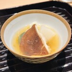 蓬左茶寮 - 冬野菜の炊き合わせ