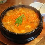 キッチン志摩 - 牡蠣チゲ定食