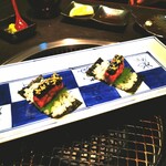 YORONIKU TOKYO AZABUDAIHILLS - 手巻き鮨　キャビアに金箔が！