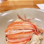 蕎麦割烹  倉田 - 浜坂産せいこ蟹 ＆ 雲子(鱈白子)