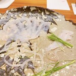 蕎麦割烹  倉田 - 豊後水道産トラ河豚 テッサ