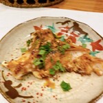 蕎麦割烹  倉田 - 豊後水道産トラ河豚の塩焼き