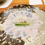 蕎麦割烹  倉田 - 豊後水道産トラ河豚 テッサ