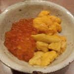 鮨処 多田 - ちょっと丼 馬糞雲丹(北海道)､赤雲丹(しまなみ街道)､いくら(北海道)