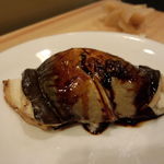 鮨処 多田 - 握り 笹蒸し穴子(淡路)