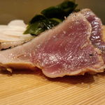 鮨処 多田 - 鰹の塩たたき(三陸海岸)