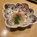 寿司割烹 魚紋 - カワハギ肝和え