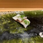 寿司割烹 魚紋 - 鰯（北海道産）