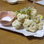 だだみの天ぷら！