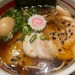 Tenrishiogensui - 醤油ラーメン（チャーシュー、半熟味玉）