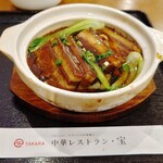 中華レストラン 宝 - ﾄﾛﾄﾛ豚角煮土鍋1280円