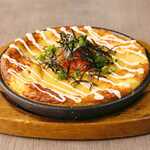 Mentaiko Teppan-yaki with grated yam