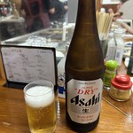 菊一 - 瓶ビール、600円