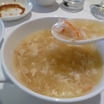 聚景園 - 蟹肉と豆腐のとろみスープ