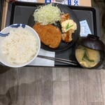 Matsuya - ロースかつ&チキン南蛮定食　990円
