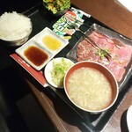 Ittou Gai Yakiniku Daigo - タン塩ハラミ塩定食