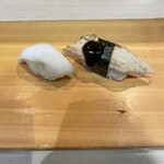 Tsukiji Sushi Gen Ando I-To-Itto - えんがわ、穴子