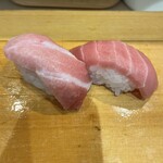 Tsukiji Sushi Gen Ando I-To-Itto - トロ、中トロ