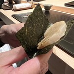 寺子屋 すし匠 - 平貝の磯辺焼き