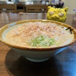 三井屋 - いもかけそば冷　太麺　700円(税込)  ※横からも