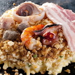 まゆみ - 「まゆみ」のお好み焼きは周りはサクサク、中はとろっとしっとり！毎日、安さとおいしさをモットーに頑張ってます！！