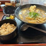 うどん 蔵十 - とり天カレーうどん定食