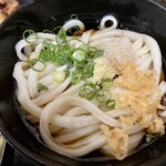 讃岐うどん工房 アイ・スタイル - ぶっかけ冷1玉340円、ネギ、おろし、しょうが、天かす、すりごまは、セルフ。麺のコシ、滑らかさ、味、どれも最高美味しい。