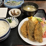 日本料理 はら田 - 鯵(アジ)フライ定食