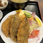 日本料理 はら田 - 鯵(アジ)フライ定食