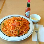 coffee&lunch さがみ - ナポリタンセット700円　ドリンク付
