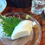 よしむら - いたわさ350円〜とりわさだと思って注文してしまった