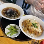 そば処 栄久庵 - カツ丼