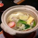 道頓堀 今井 - 鍋焼ウドン、出汁サイコー!