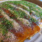 Okonomiyaki Kawamoto - ぶた玉(店焼き/皿提供)