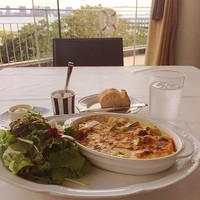 ツキ シュール ラメール - 鶏とカボチャのクリームグラタン コーヒーデザート付きで1200円です♪