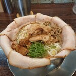 中華そば ひらこ屋 - 津軽味噌そば(大)バラチャーシューTP