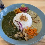 Kafe Neko Dang O - 合い盛りカレー