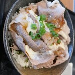 焼肉のわびすけ - ミニしゃぶしゃぶ丼アップ