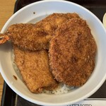 ヨーロッパ軒 - 3種盛スペシャルカツ丼　1,280円(税込)　※アップで